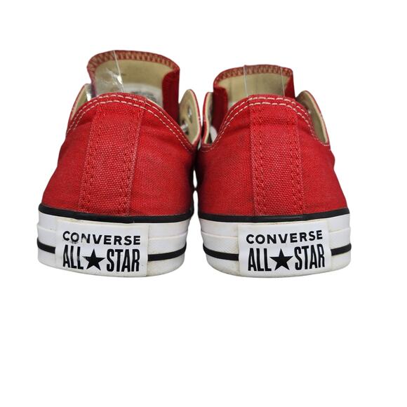 Converse Shoes Mens 9 Womens 11 Red White Low Tops Skater Grunge Lace Up main image 9